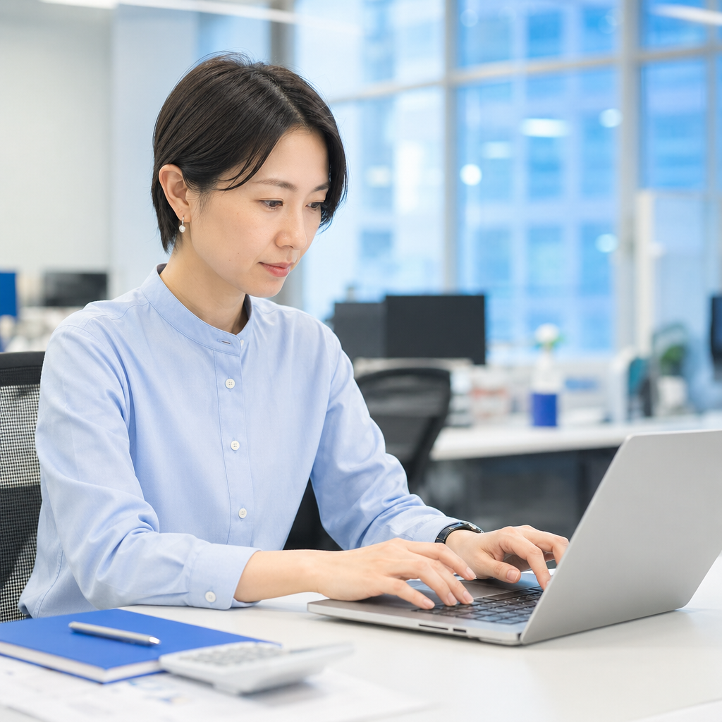 Microsoft 365 Copilotを使うオフィスワーカー
